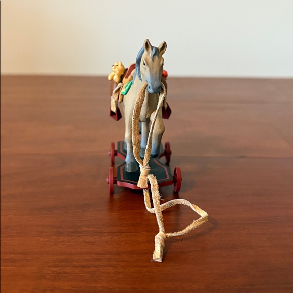 Hallmark Keepsake A Pony for Christmas Ornament 1999 Horse Teddy Bear - Picture 6 of 6